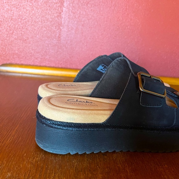 Clarks platform two strap sandal - Picture 9 of 12